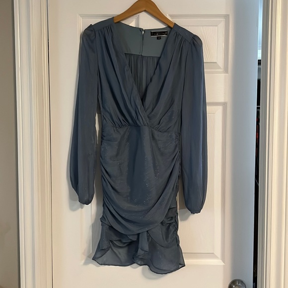Shimmery Blue Dress - Picture 1 of 8